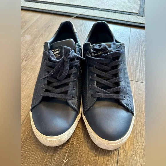Original Penguin Shoes Navy Perforated Leather An Original
